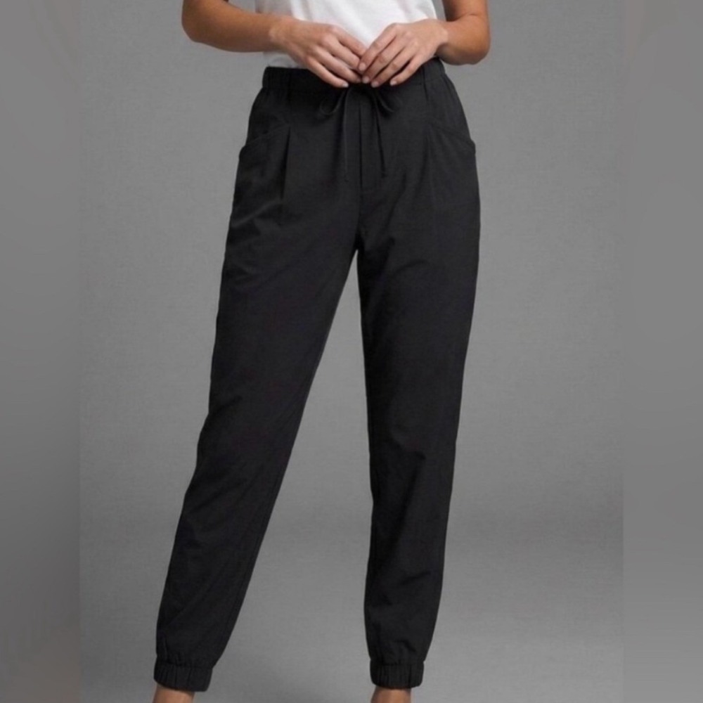Elodie Womens Black High Waisted Drawstring Jogger Pants CBEY4060 Size XS NEW